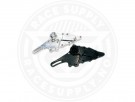 RAD Industries 2JZ Billet Water Inlet Alternator Bracket thumbnail