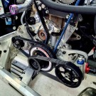RAD Industries 2JZ Billet Water Inlet Alternator Bracket thumbnail
