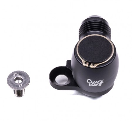 Chase Bays Power Steering Pump Feed 10AN Adapter - Toyota 1JZ / 2JZ