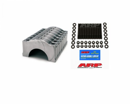 RAD Industries 1jz / 2jz Billet Main Cap Set . Inkludert ARP Mainstuds